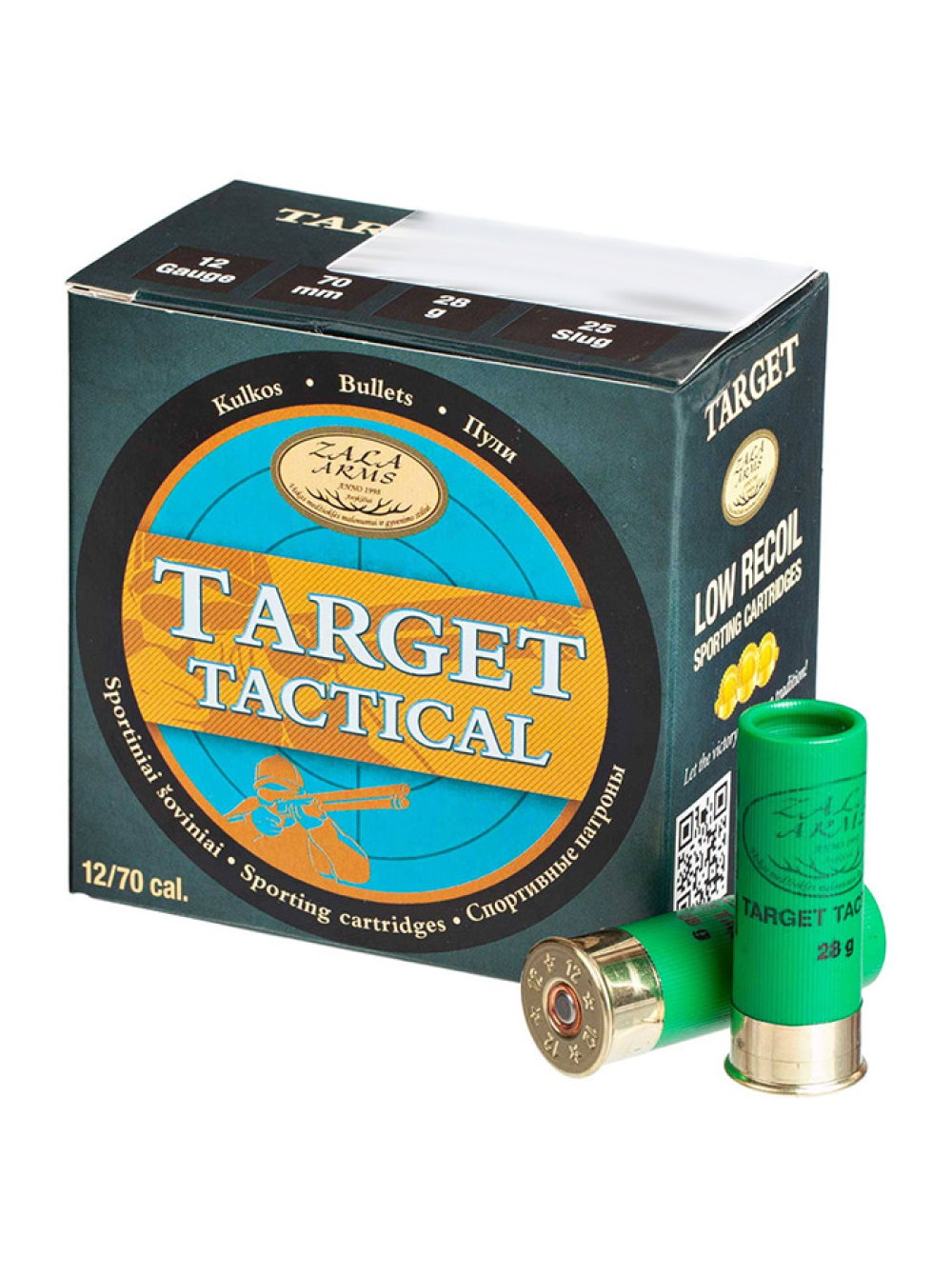 Патрон пулевой Zala Arms Target Tactical, 12/70, 28 г