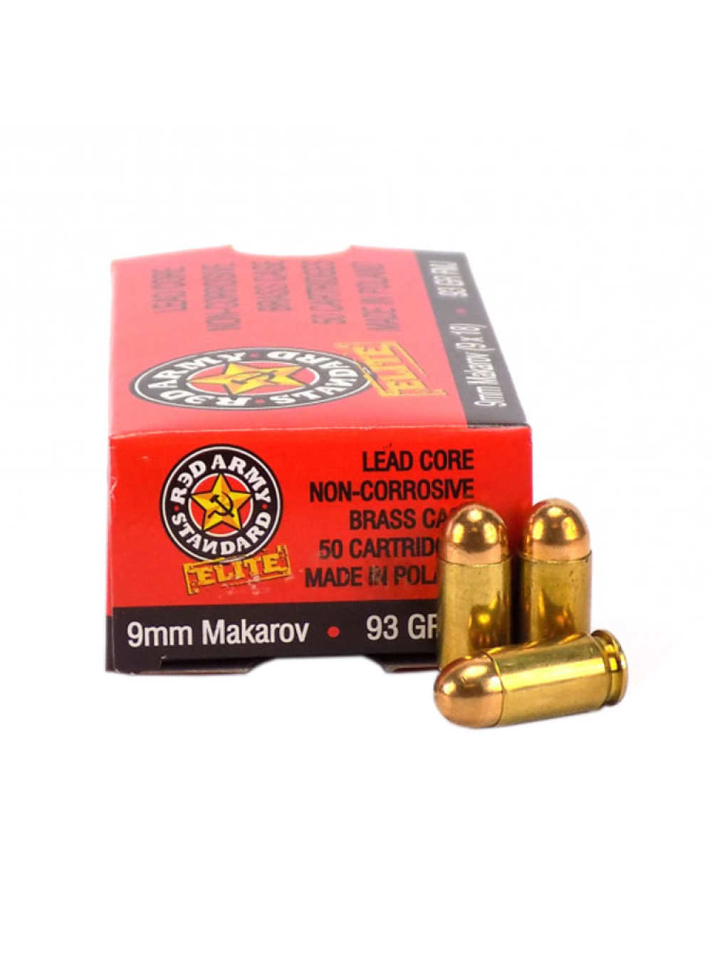 Набій нарізний спортивний Red Army Standard Elite 9х18 FMJ / 6.0 г