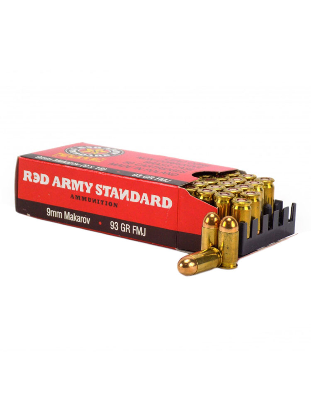 Набій нарізний спортивний Red Army Standard Elite 9х18 FMJ / 6.0 г