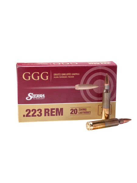 Набій нарізний GGG .223 Rem (5.56х45) HPBT / 4.47 г, 69 gr