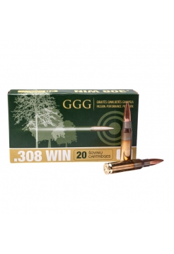Набій нарізний GGG .308 Win (7.62х51) куля HPBT, 10.89 г / 168 gr