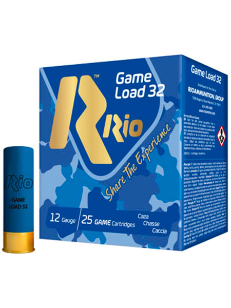 Набій мисливський RIO Game Load-32 NEW / дрібь №3 (3.5 мм), 32 г