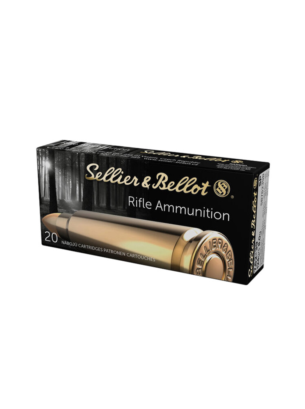Набій нарізний Sellier&Bellot 7.62х39 куля SP / 8 г (123 gr) Набій нарізний Sellier&Bellot 7.62х39 куля SP / 8 г (123 gr)
