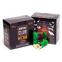 Патрон Black Mark Hunters Club HC36 12/70, дробь №2/0 в контейнере, 36.1 г