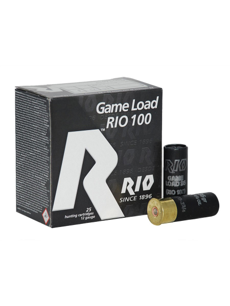 Патрон охотничий RIO Game Load-36 (RIO 100) 12/70, дробь №000 (4.75 мм), 36 г