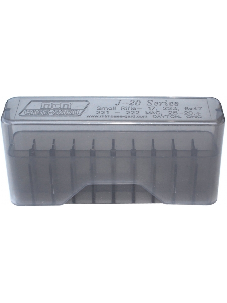 Коробка MTM J-20-M на 20 патронов кал. 223 Rem., 204 Ruger, 222 Rem. Mag., 300 AAC Blackout;…