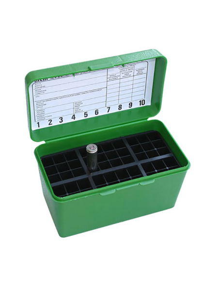 Кейс для набоїв MTM H50-RL на 50 набоїв .30-06 і 8x57 JRS, зелений