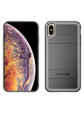 Чохол Pelican Protector +AMS для iPhone XS Max / чорний/сірий