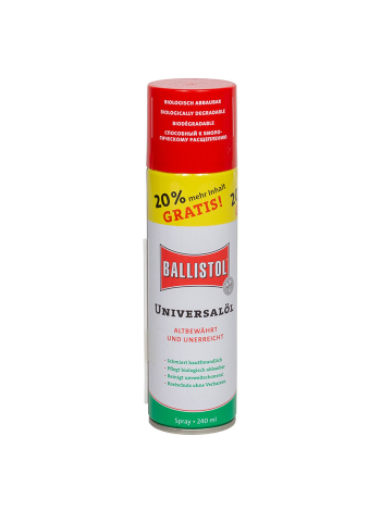 Масло збройове Klever Ballistol, 240 мл / спрей