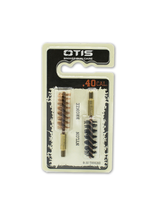 Набір йоржиків OTIS .40 Bore Brush 2 Pack (бронзовий і нейлоновий)