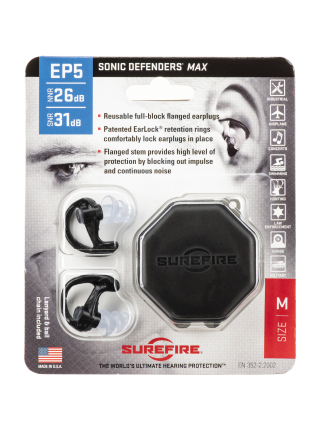 Беруші SureFire EP5 Sonic Defenders Max (розмір S)