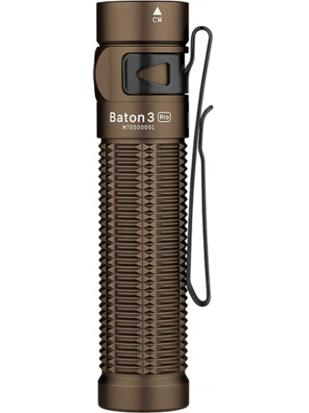 Ліхтар Olight Baton 3 Pro. Desert tan