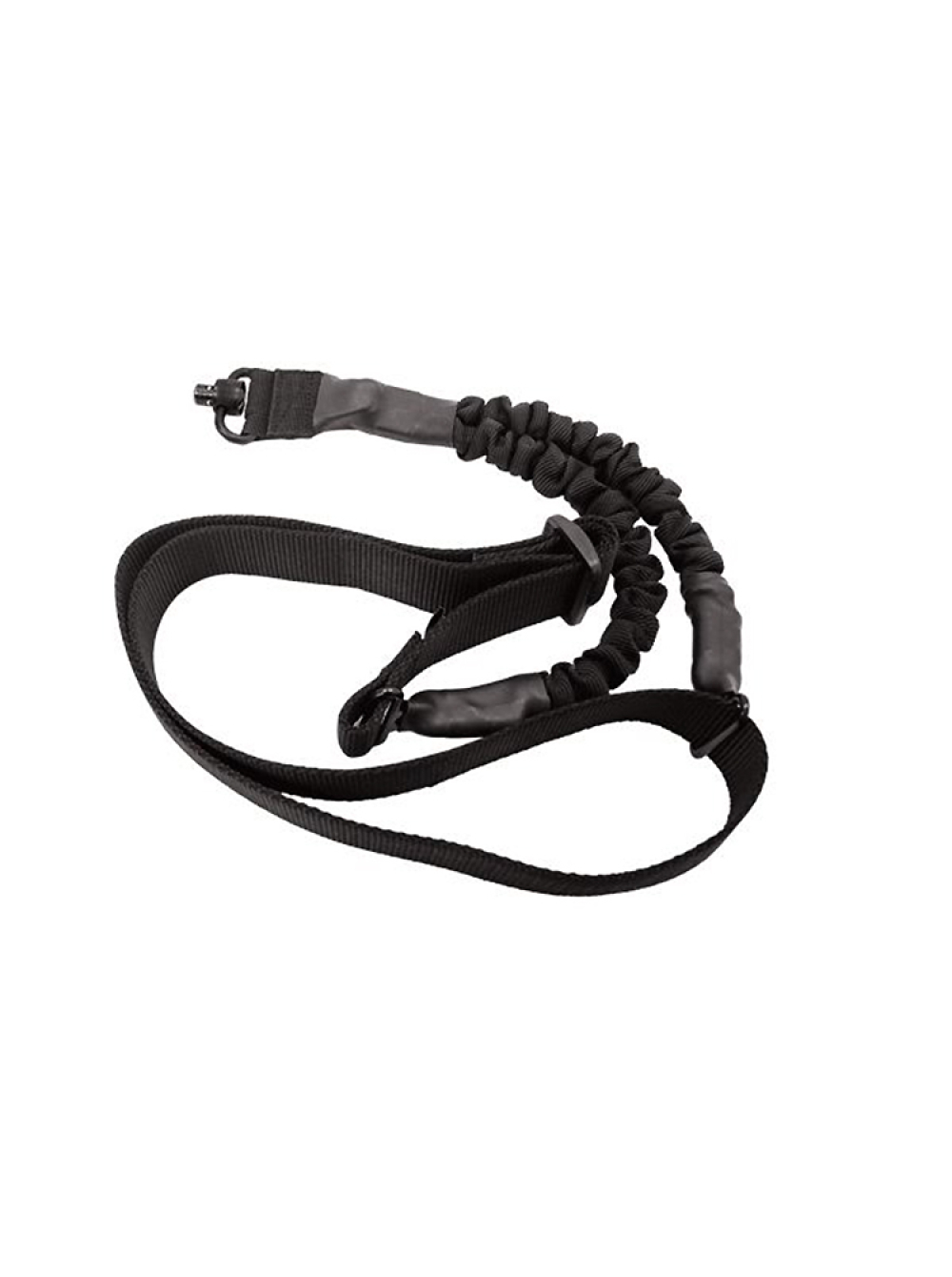 Ремінь збройовий тактичний Leapers Bungee з QD-антабками / одноточковий