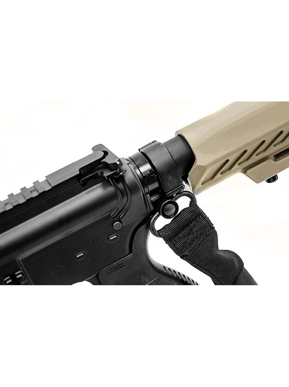 Ремінь збройовий тактичний Leapers Bungee з QD-антабками / одноточковий