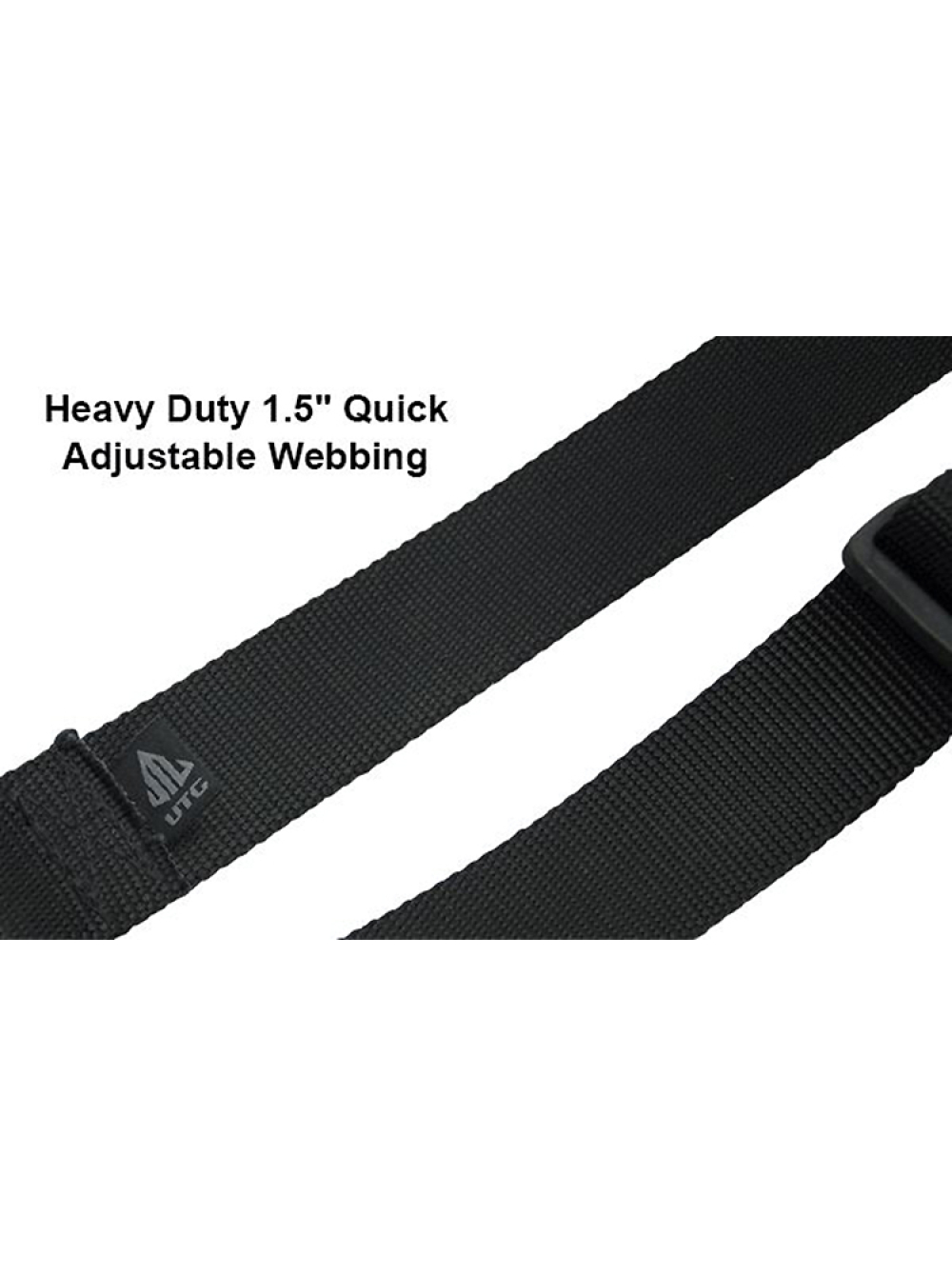 Ремінь збройовий тактичний Leapers Bungee з QD-антабками / одноточковий