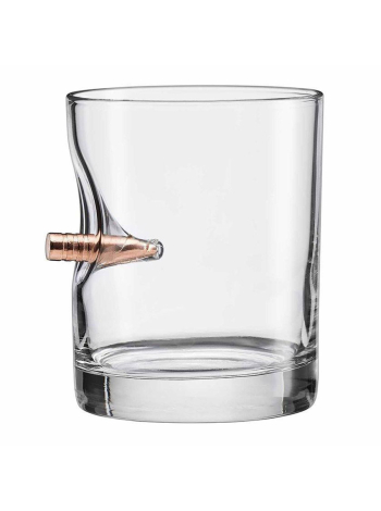 Стакан BenShot Rocks «Bulletproof» Whiskey Glass з кулею .308