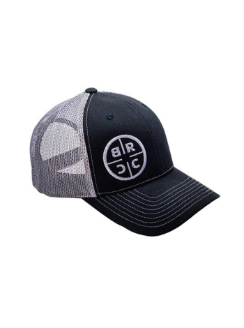 Кепка Black Rifle Coffee Company Circle Logo Trucker Hat – Black w/Grey Mesh
