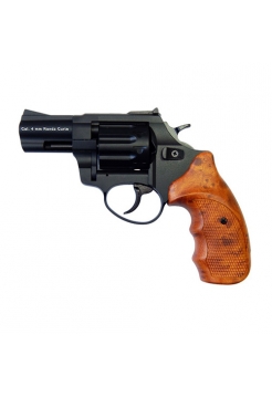 Револьвер Флобера STALKER 4 мм ствол 2.5", коричнева рукоятка