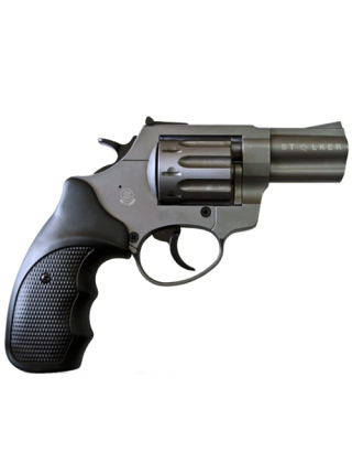 Револьвер Флобера STALKER Titanium 4 мм ствол 2.5", черная рукоятка